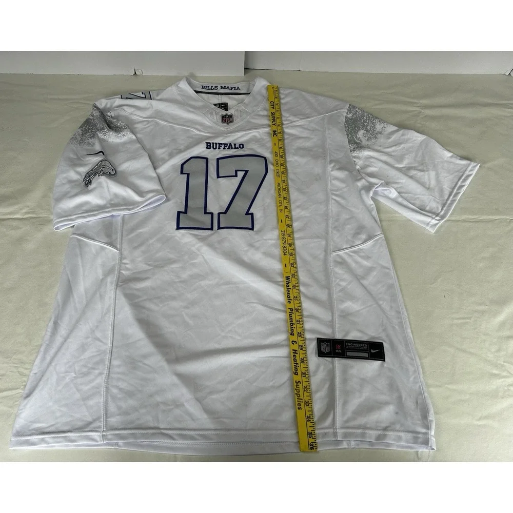 Nike Dri Fit NFL Buffalo Bills Josh Allen #17 Vapor Rivalries Jersey Adult 4XL - Picture 8 of 16